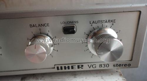 VG830 ; Uher Werke; München (ID = 1038498) Ampl/Mixer