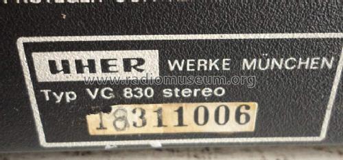 VG830 ; Uher Werke; München (ID = 1038499) Ampl/Mixer