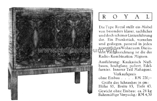 Combiphon Royal; Ulrich & (ID = 2280943) Cabinet