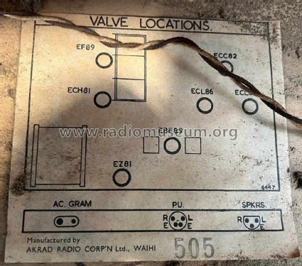 Ultimate Imperial U505; Ultimate-Ekco N.Z. (ID = 2990784) Radio