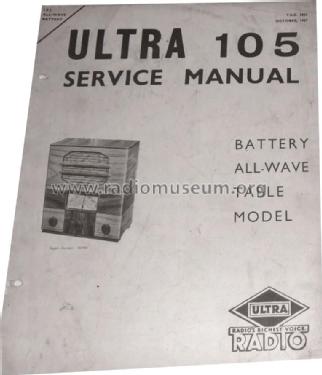 105; Ultra Electric Ltd.; (ID = 1845604) Radio