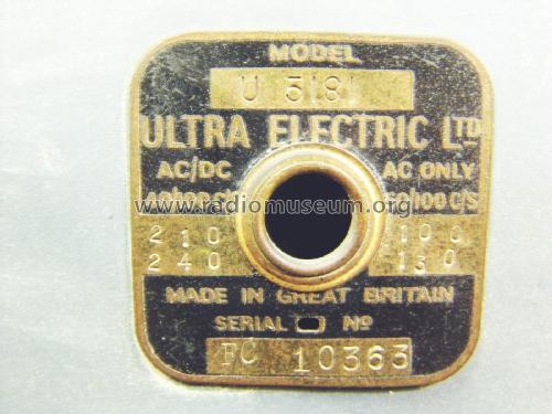 U5181; Ultra Electric Ltd.; (ID = 2799349) Radio