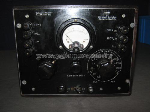 Röhrenvoltmeter RV 4402-315; Ultrakust-Gerätebau (ID = 2291074) Equipment