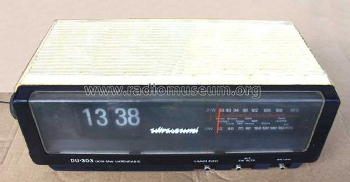 UKW-MW Uhrenradio DU-303; Ultrasound, Gebr. (ID = 2911663) Radio