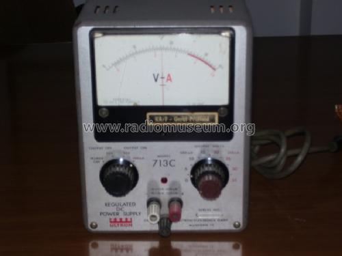 Regulated DC Power Supply 713C; Ultron-Elektronik (ID = 1309999) Equipment