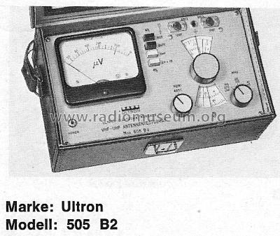 Antennenmeßgerät 505-B2; Ultron-Elektronik (ID = 836580) Equipment