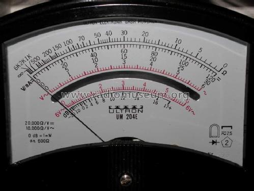 Vielfach-Meßinstrument UM204E; Ultron-Elektronik (ID = 184204) Ausrüstung