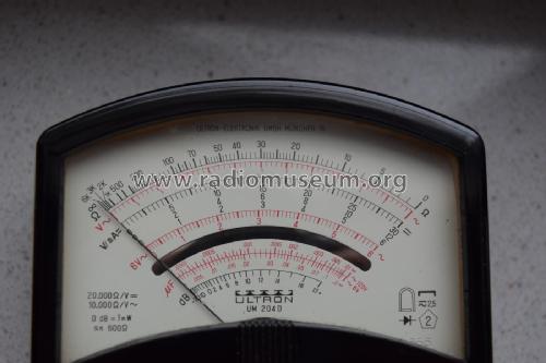 Vielfach-Meßinstrument UM-204D; Ultron-Elektronik (ID = 1812683) Ausrüstung