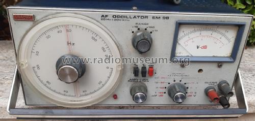 AF Oscillator EM98; Unaohm Start, Ohm, E (ID = 2783977) Equipment