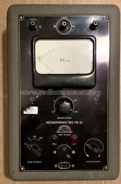 Megaohmmetro PR61; Unaohm Start, Ohm, E (ID = 2781272) Equipment