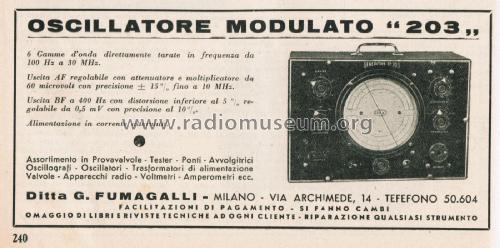 Generatore Oscillatore Modulato EP203; Unaohm Start, Ohm, E (ID = 2672002) Ausrüstung