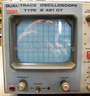 Dual Trace Oscilloscope G421-DT; Unaohm Start, Ohm, E (ID = 953245) Equipment