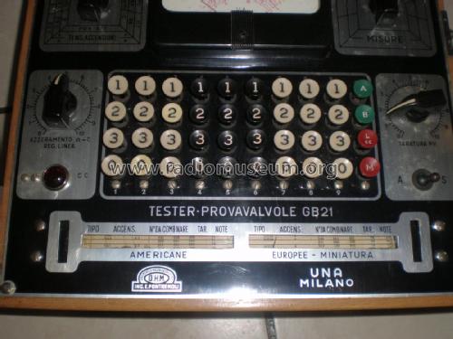 Tester Provavalvole GB21; Unaohm Start, Ohm, E (ID = 2003167) Equipment