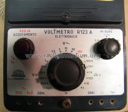 Voltmetro Elettronico R123; Unaohm Start, Ohm, E (ID = 944822) Equipment