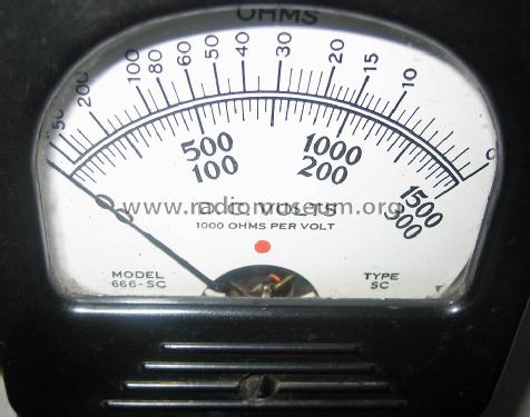 Multimeter 666-SC; UNBEKANNTE FIRMA D / (ID = 1314885) Equipment