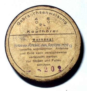 Detektor-Empfänger ; UNBEKANNTE FIRMA D / (ID = 1376438) Detektor