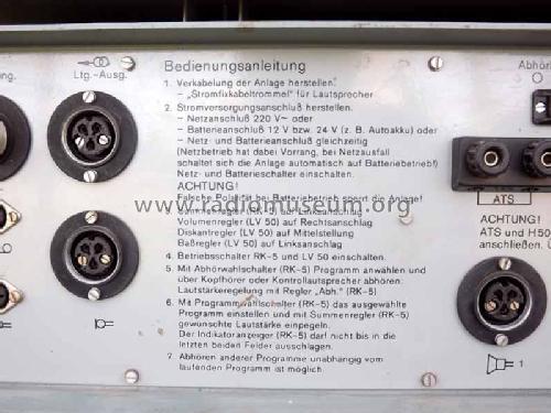 Tragbare elektroakustische Anlage TELA 74; Ultraschalltechnik (ID = 1299209) Military