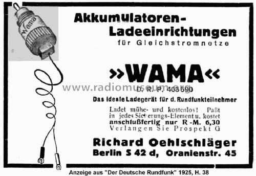 Wama ; Oehlschläger, (ID = 1308419) Power-S