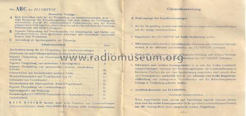 Fluortest ; UNBEKANNTE FIRMA D / (ID = 3048769) Equipment