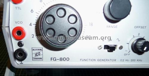 ICD Function Generator - Funktionsgenerator FG800; UNBEKANNTE FIRMA D / (ID = 2790347) Equipment