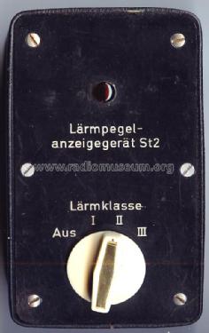 Lärmpegelanzeigegerät St2; UNBEKANNTE FIRMA D / (ID = 2077798) Ausrüstung