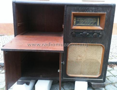 Musikschrank Ch= Philips D57AU, Avanti UEG94W, Telefunken Ela TP101/3, UKAWA AV100; SELBSTBAU aus alter (ID = 2584754) Radio