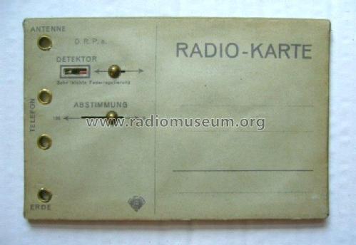 Radio-Karte Das ist ja unerhört!; UNBEKANNTE FIRMA D / (ID = 1768447) Galena