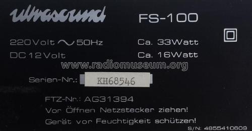 FS-100; Ultrasound, Gebr. (ID = 1857471) Televisión