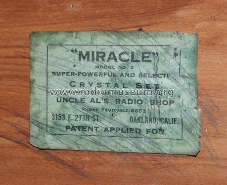 Miracle ; Uncle Al's Radio (ID = 2302794) Crystal