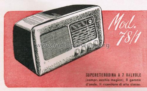 Octaunda R78/1; Unda Radio; Como, (ID = 2532855) Radio