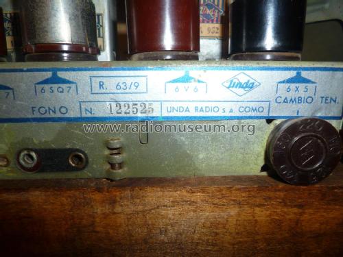 Triunda R63/9; Unda Radio; Como, (ID = 2749563) Radio