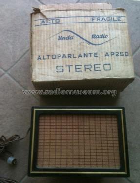 Altoparlante AP250; Unda Radio; Como, (ID = 1833368) Speaker-P