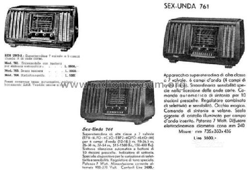 Sex Unda 761; Unda Radio; Como, (ID = 2274905) Radio