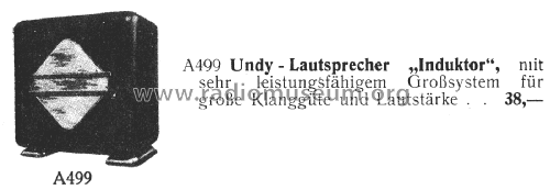 Induktor ; Undy-Werke, Pyreia (ID = 2872085) Speaker-P