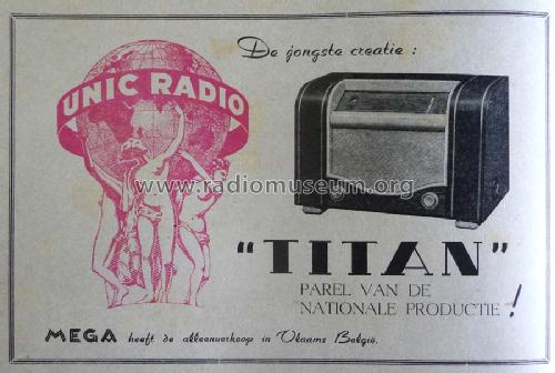 Titan ; Unic-Radio Belge; Li (ID = 2533439) Radio