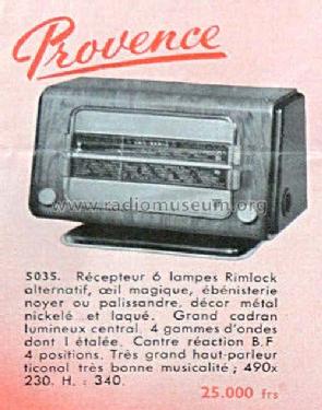 Provence 5035; Unic-Radio - voir (ID = 2532872) Radio