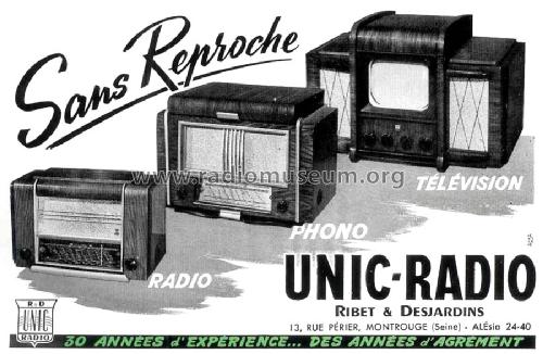 Midi Radio-Phono ; Unic-Radio - voir (ID = 2532946) Radio