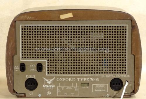 Oxford 7003; Unica Radio, Rudolph (ID = 1707493) Radio