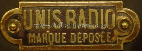 Poste à 2 lampes ; Unis-Radio, Éts. (ID = 2096320) Radio