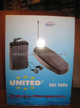 863 MHz Stereo Wireless Pocket Receiver UAC 9886; United Consumer (ID = 2071944) Television