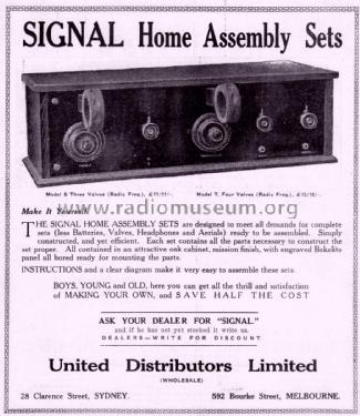 Signal T; United Distributors (ID = 1883577) Radio