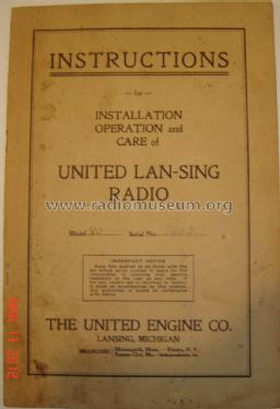 Lan-Sing 150; United Engine Co.; (ID = 1362495) Radio