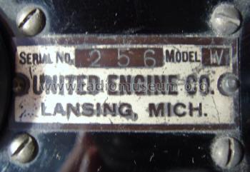 LanSing Model W; United Engine Co.; (ID = 332864) Radio