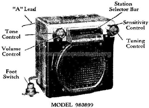 980899 Buick; United Motors (ID = 256187) Car Radio