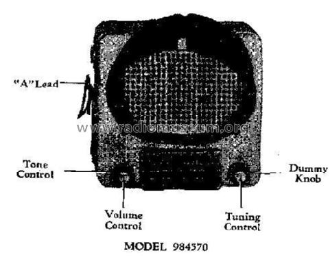 984570 Pontiac; United Motors (ID = 276205) Car Radio