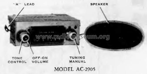 Delco AC-2905 Studebaker - Packard; United Motors (ID = 137162) Car Radio