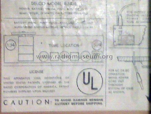 Delco R-1410; United Motors (ID = 828553) Radio