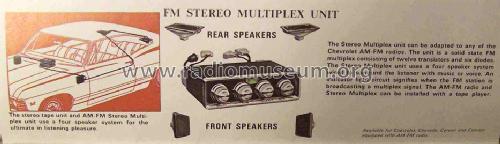 FM Stereo Multiplex Unit Delco 7300941 Chevrolet; United Motors (ID = 1603777) Misc