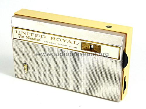 Ten Hundred Transistor Nine ; United Royal Radio & (ID = 2160912) Radio