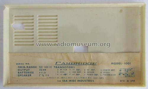 Cambridge Allegro Transistor 10 1001; United Royal Radio & (ID = 2856238) Radio